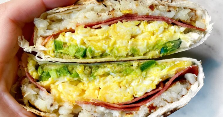 Healthier Breakfast Crunch Wraps