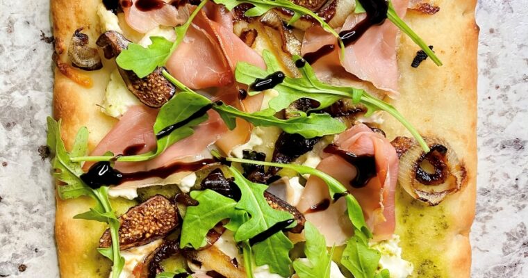 Prosciutto Fig Goat Cheese Flatbread