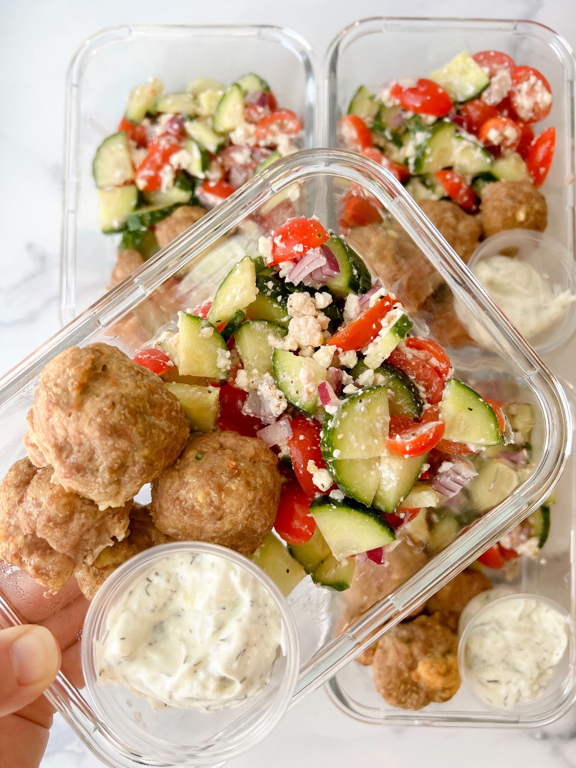 Greek Salad Meal Prep