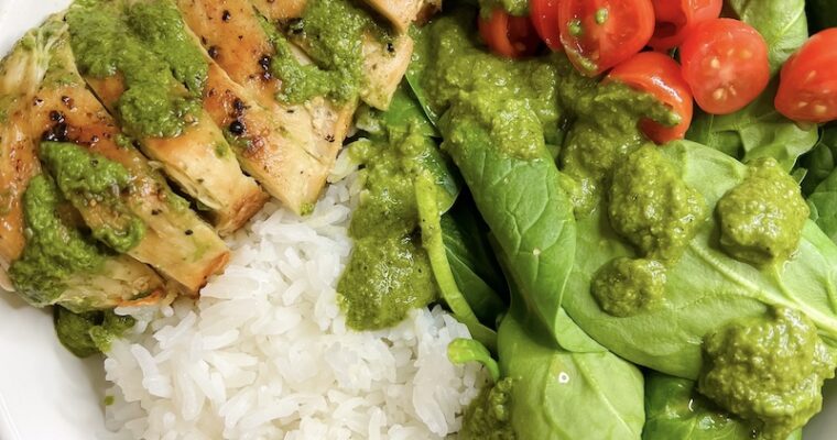 Pesto Chicken Bowl