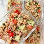 Tahini Farro Meal Prep