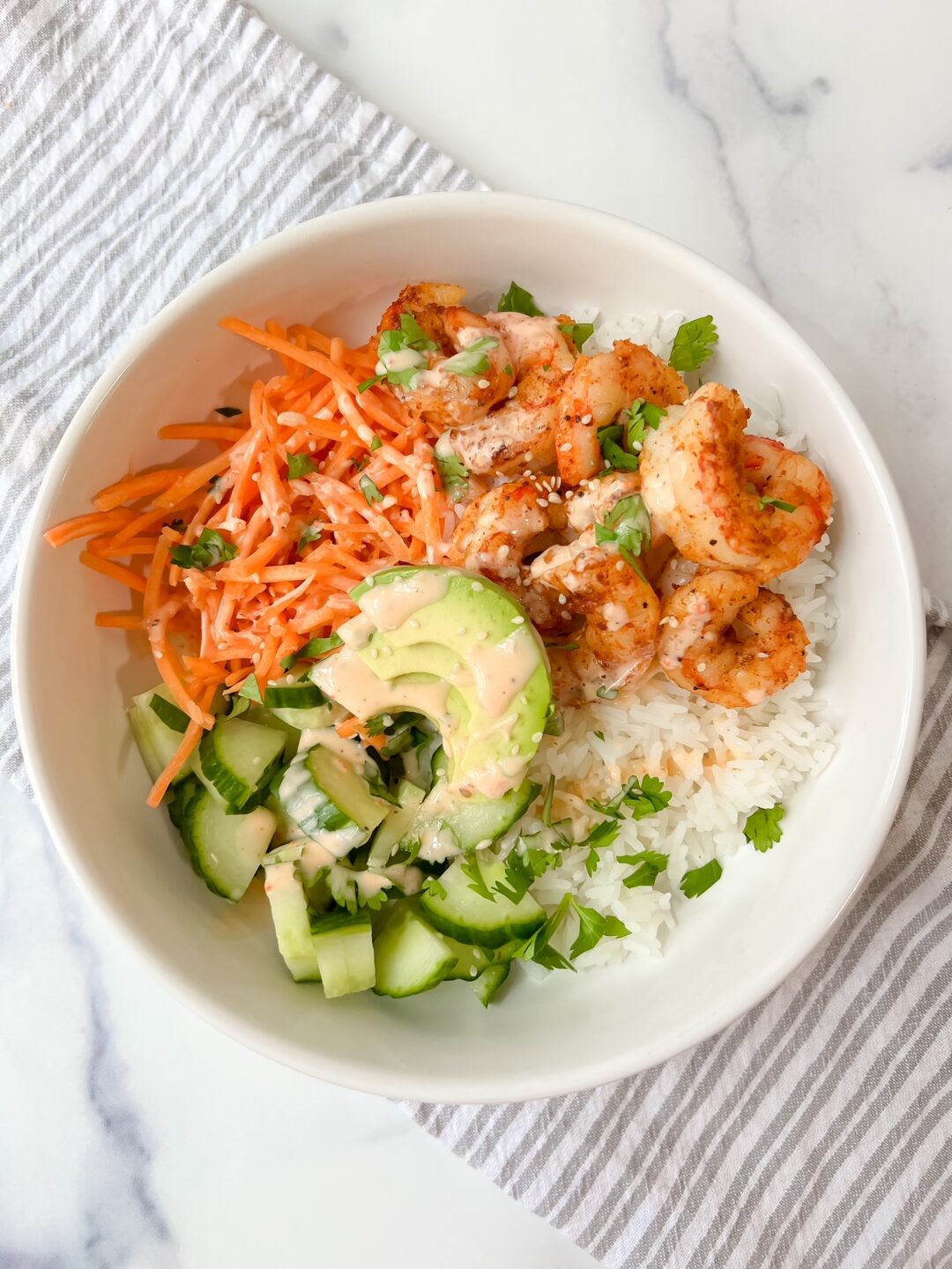 Spicy Shrimp Bowl Teachertastes