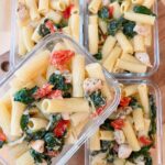 Healthier Tuscan Chicken Pasta Meal Prep